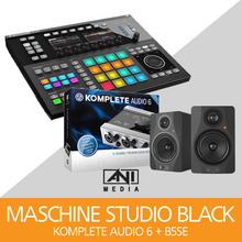 [심스뮤직정품] MASCHINE STUDIO BLACK + KOMPLETE AUDIO 6 + B5SE 패키지